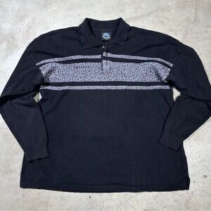 Swanndri New Zealand Colana Wool Cotton Blend Pullover Polo Sweater Mens XL